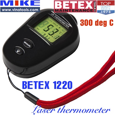 Máy đo nhiệt độ bằng hồng ngoại BETEX 1220, 300 độ C, laser.