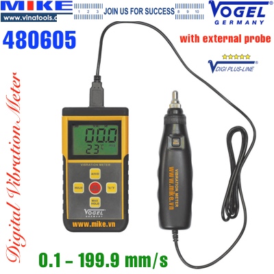 Đo độ rung cầm tay, Vibration meter, cảm biến rời